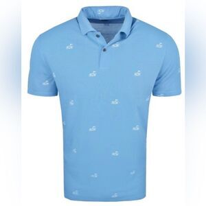 Oakley Sky Blue Polo Shirt; Size XL